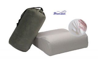   Contour Compact Travel Cervical Neck Bed FIRM Pillow + Carrying Case