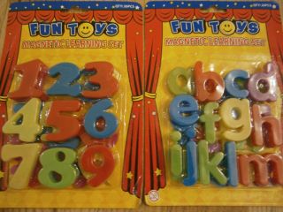   EDUCATIONAL MAGNETS ALPHABET OR NUMBERS FRIDGE LEARNING SPELLING MATHS