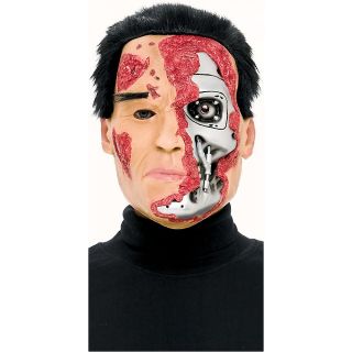 Terminator 2 Mask Adult Mens Cyborg Halloween Costume Accessory