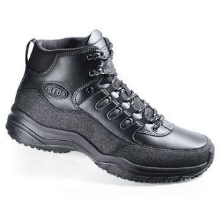 SFC Shoes for Crews Xtreme Sports Hiker Black Leather Mens 8084 Sz 4 