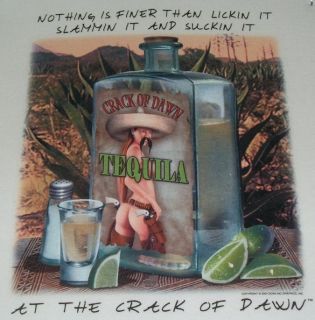 Dixie Tshirt Crack Of Dawn Tequila Moonshine Alcohol Shots Beer Worm 