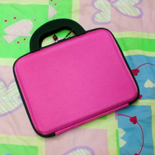 Pink Carrying Hard Case Handle Bag for 7 9 10 Portable LCD TV DVD 
