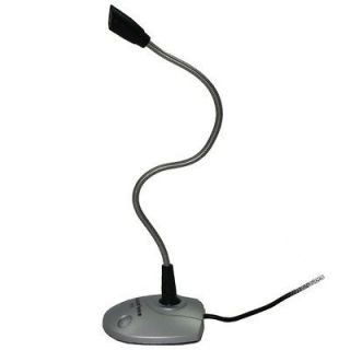 Flexible Stand Alone 3.5mm Microphone for PC Computer Laptop Notebook 