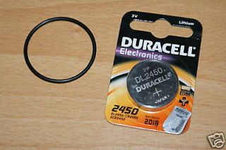 Duracell Battery & O Ring For Suunto Cobra Vytec Vyper Gekko