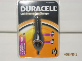   , Palm & HTC phones car charger by Duracell brand new in the package