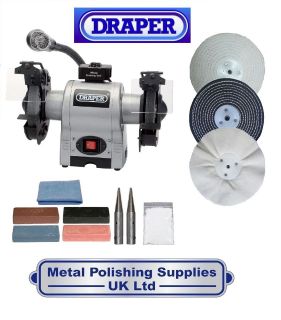   kit dral 6002 quality 6 370w draper bench grinder 6 polishing