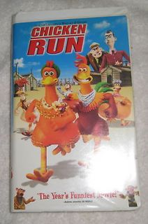 Chicken Run VHS Movie Claymation Dreamworks Family Kids