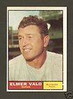 1961 Topps #186 Elmer Valo Minnesota Twins Near MINT