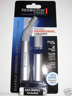   PERSONAL Trimmer Nose Ear Eyebrow Fine Line 2 Position Head Dual Blade