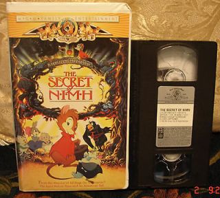 THE SECRET OF NIMH N I M H Video VHS Animated WE COMBINE UNLIMITED 