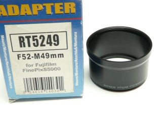 Fuji FinePix S5000 Raynox Digital Camera Adapter Ring F52mm   M49mm 