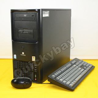 Gateway E 6500 Desktop Computer Tower Intel Dual Core 2GB / 160GB 