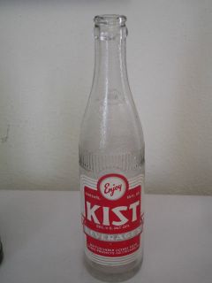 Old Soda Bottle Hard to Find Greer SC KIST Beverages 10 oz ACL