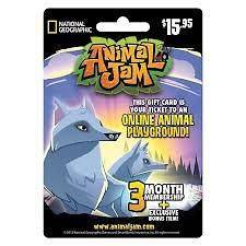 Newly listed Animal Jam Arctic Wolf Gift Card 3 Months Membership