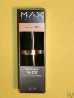 Max Factor Pan Stik (TRUE BEIGE)#125 Foundation Stick