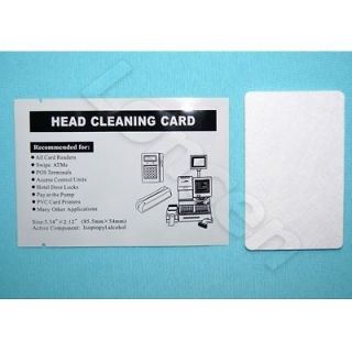 50PCS Credit Card MSR Head Cleaner Cleaning Card for Magnetic Stripe 