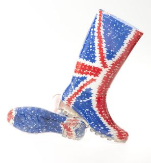 New Union Jack wellington boots   top quality English Brit wellies, UK 