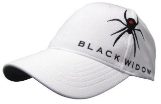 BLACK WIDOW ICON GOLF HAT / CAP BRAND NEW & PERFECT   WHITE