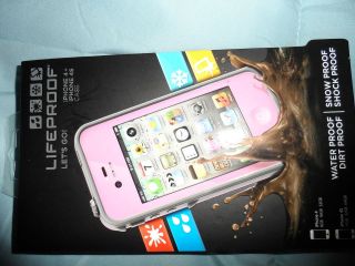 Original Price $84 LifeProof Iphone 4s case Waterproof Pink & Gray 