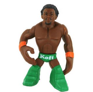 WWE Wrestling Rumblers Mini Figure  Kofi Kingston Green Outfit #40