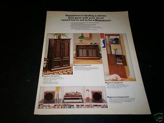 1971 Magnavox Stereo Decor Console Base Models Style ad