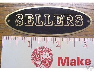 SELLERS CABINET TAG LARGE OVAL HOOSIER CABINET TYPE AND YES FREE 