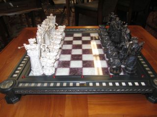   Potter Sorcerers Stone Final Challenge Collectible Chess Set Board