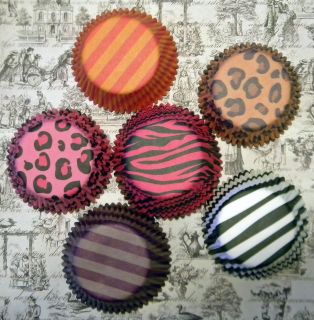 New Animal Print Cupcake Muffin Baking Liners You Choose Your Own 