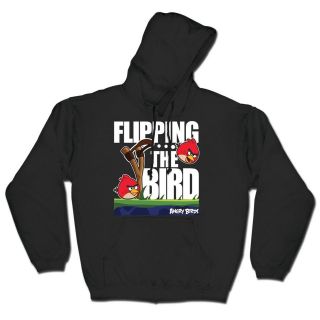 Angry Birds Hoodie Licensed Flipping The Bird Pull Over Hoodie 