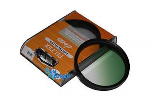 SALE 67mm Graduated Gradual Green Color filter for DSLR camera lens 