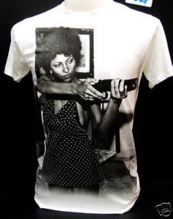 Pulp Fiction Pam Grier Cult Rock T Shirt Uma Thurman L
