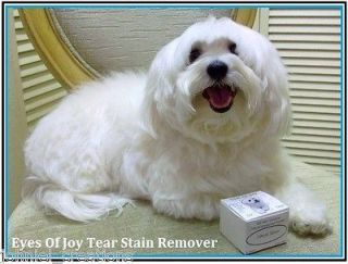 Eye Tear Stain Remover Eliminator For Dogs New 1oz 30 gr 100% Natural