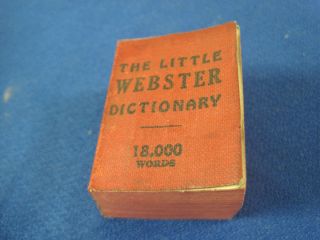 Vintage The Little Webster Dictionary