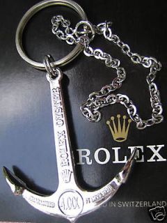 Vintage Rolex SeaDweller Anchor Keyring Key chain NR