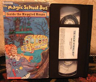 The Magic School Bus Inside the Haunted House Vhs Educational Video 