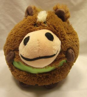 Mushabelly Chatter Horse Green Brown Horse Plush 8 Pony w/Sound 