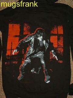 The Crow Movie Crow Red Outline Logo Zip up Hoodie Jacket Shirt