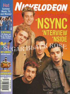 Nickelodeon Magazine NSync JULY 2000 BWitched Hey Arnold Chicken Run