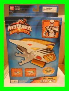 Original Power Rangers Dino Thunder White Drago Morpher Lot IN BOX 