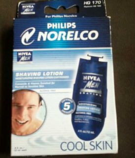 Norelco Cool Skin Shaving Lotion HQ 170, 2 boxes w/ 5 cartridges