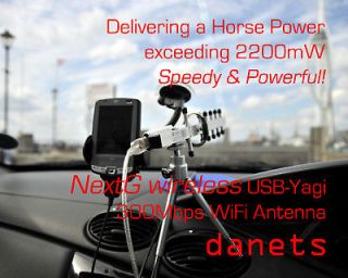   2200mW USB Yagi 802.11n WiFi Antenna Kit for WINDOWS 7 L@@K