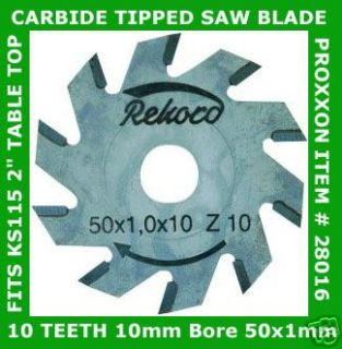 PROXXON 28016 CARBIDE TIPPED MINI SAW BLADE KS115