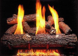 Peterson Realfyre Vent Free Gas Fireplace Logs   RD9 30 Golden Oak 