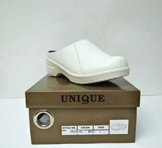 UNIQUE Nurse Shoes Comfort Clog Exquisite White Color