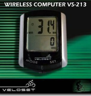 NEW Veloset VS 213 Wireless Cycle Computer Bike Speedo Odometer Temp 