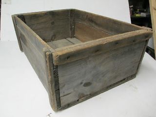   cranberry box crate Plain wooden antique old Cape Cod bog 1/3 barrel