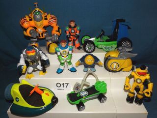 AWESOME HUGE FISHER PRICE PLANET HEROES ACTION FIGURES LOT! RESCUE 