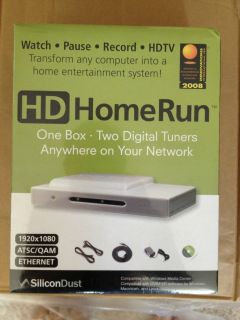 SiliconDust HDHomeRun Dual Networked HD TV Tuner (HDHR US) BRAND NEW 