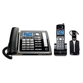 RCA ViSYS 25270RE3 Two Line Corded/Cordless Phone System with Cordless 