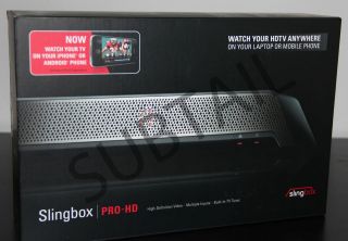 BRAND NEW SLINGBOX PRO HD SB300 100 SLING MEDIA SET TOP